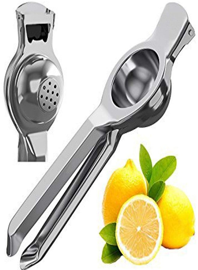 MOBDESK Lemon Squeezer, Lime Juicer Stainless Steel Manual Citrus Press Lemon Squeezer Juice Extractor - Image 3